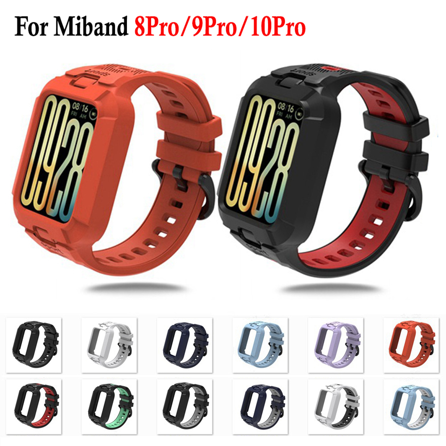 Xiaomi Luxury Watch - สายรัด+เคส 2-in-1 สำหรับ Xiaomi Mi Band
