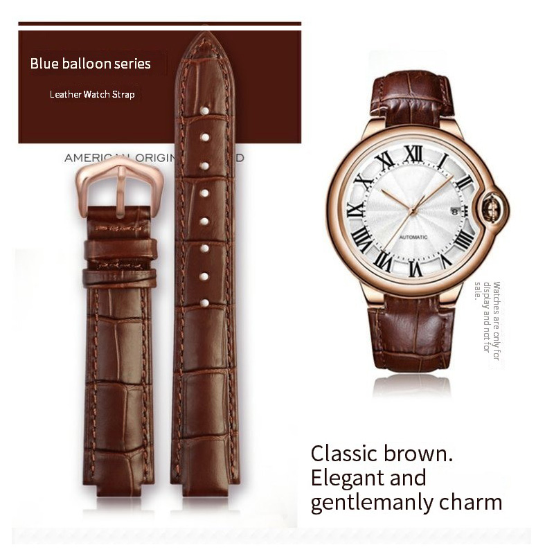 Cartier Watch Ballon Bleu - สายนาฬิกาข้อมือสำหรับ Cartier สร้อยข้อมือสีฟ้าบอลลูน Series First Layer