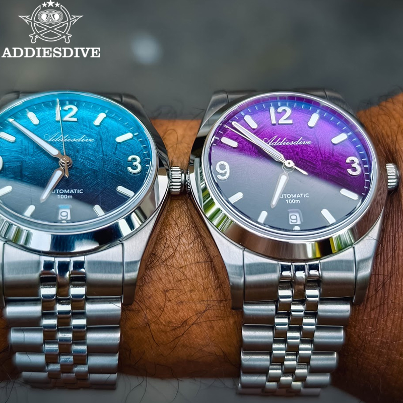 Luxury Watch Packaging Box - ADDIESDIVE ใหม่นาฬิกากลไกอัตโนมัติ AD2547 แบรนด์ชั้นนำกระจกแซฟไฟร์นาฬิกาข้อมือผู้ชายส่องสว่าง 100 เมตรกันน้ำนาฬิกาสปอร์ต