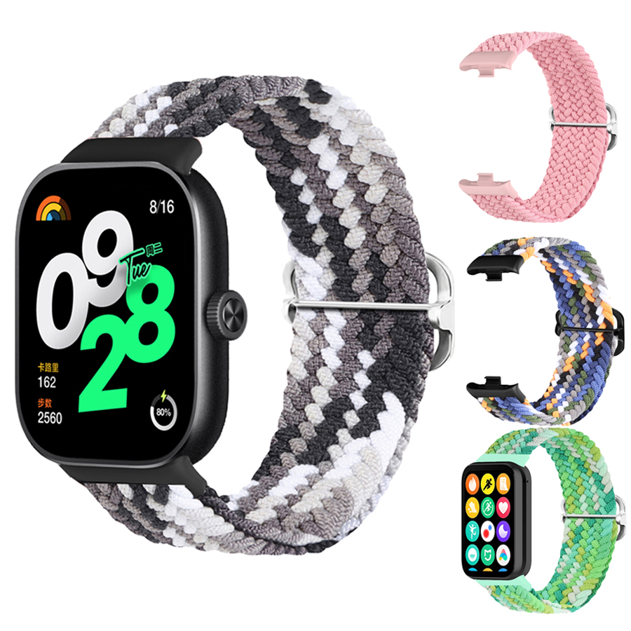 Xiaomi Luxury Watch - สายรัดข้อมือไนลอนถักสำหรับ Xiaomi Mi Band 8/9/10 Pro