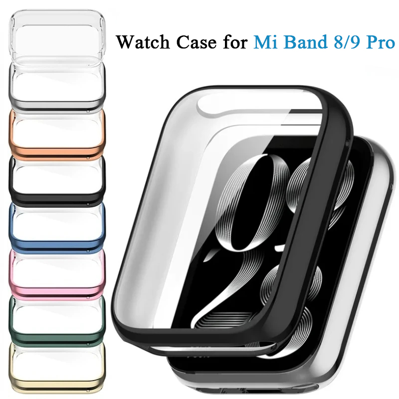 Xiaomi Luxury Watch - กรณีTPUนุ่มสําหรับXiaomi Mi Band 8 Proสมาร์ทสายนาฬิกากันชนป้องกันหน้าจอสําหรับXiaomi Mi