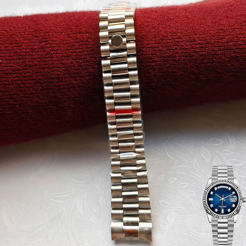 Rolex Watch Datejust - สายนาฬิกาแบบแข็ง 20 มม. 904L สำหรับ Rolex