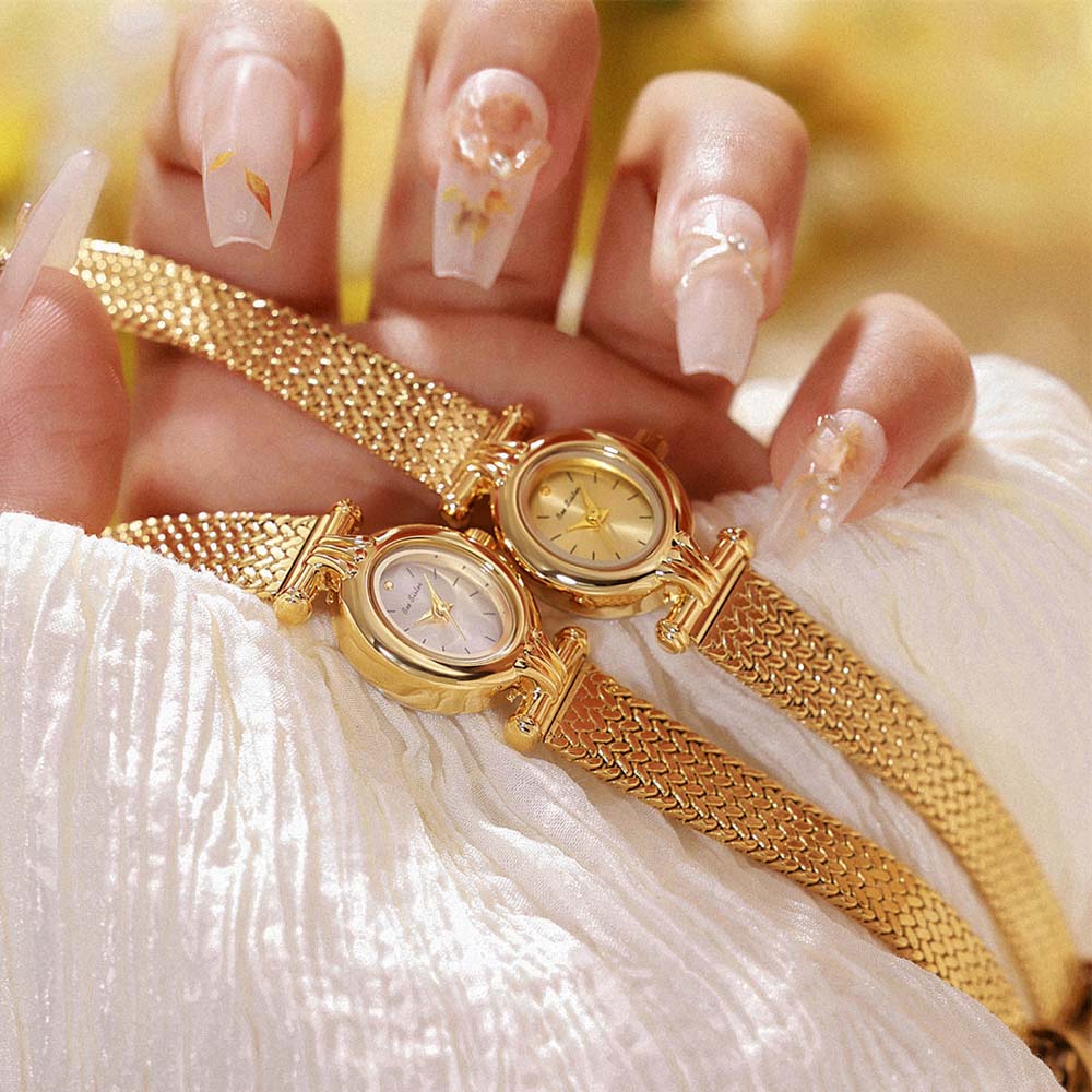 Luxury Watch Pre Owned - นาฬิกาควอตซ์ผู้หญิง BS รุ่นใหม่ มือสอง ราคาไม่แพง หรูหรา